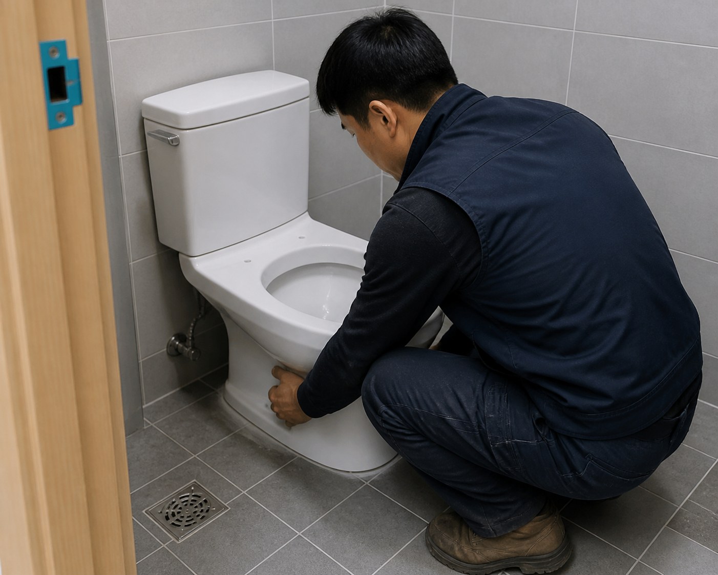 수전 교체 현장 시공 사진 1